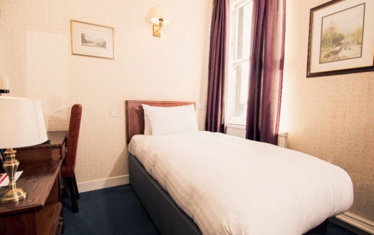 Standard Single Room, The Royal Kings Arms Hotel, Lancaster
